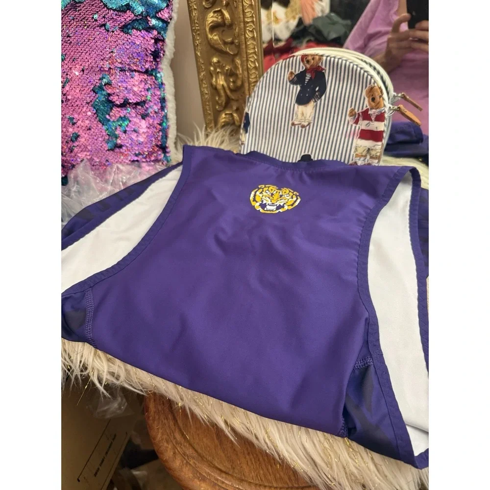 Nike LSU Tigers Pro Elite Team Issue Track & Field Racing Singlet Women's L